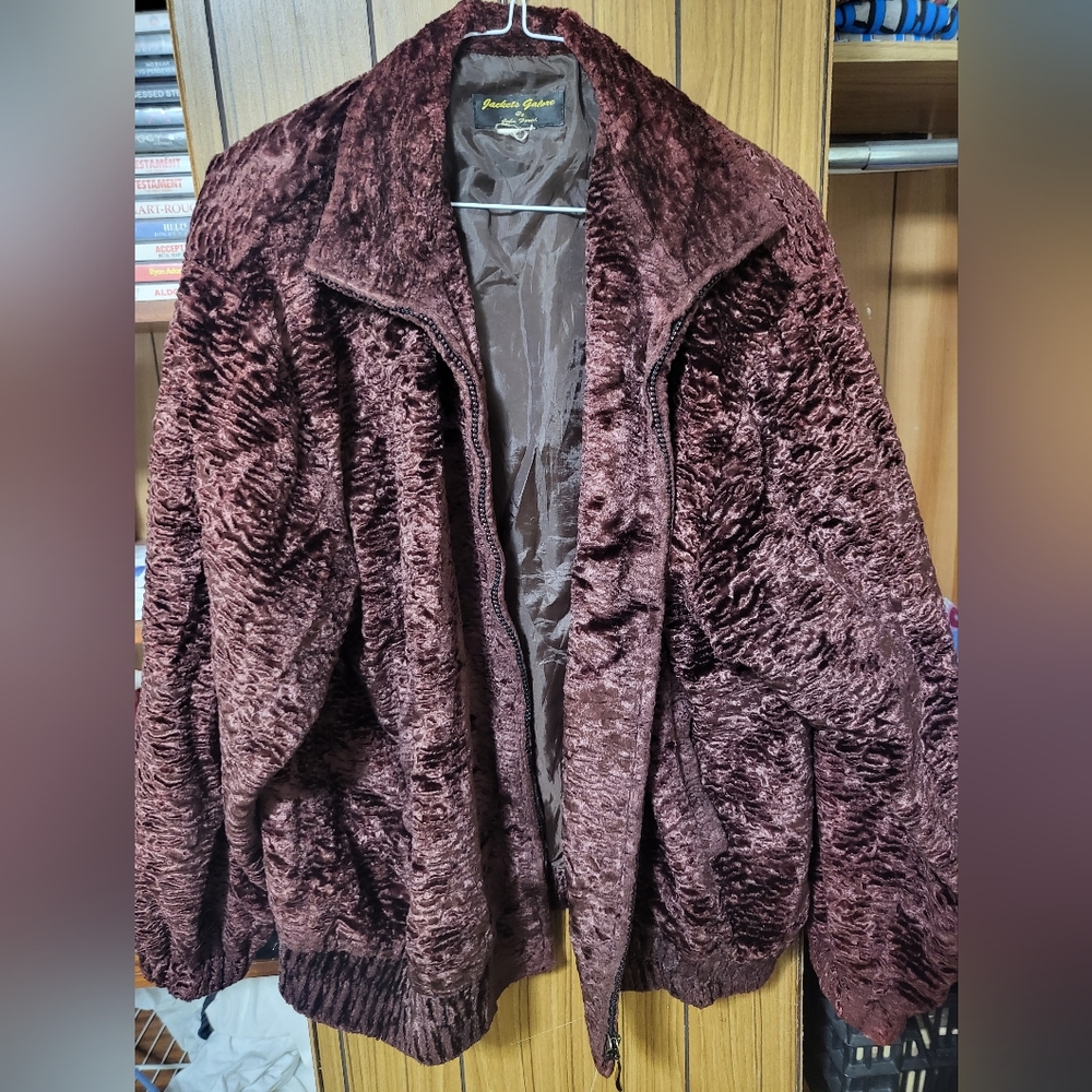 Texture zip up jacket - Jackets Galore by John Farah. UNISEX